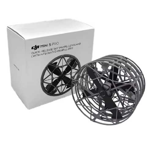 מגן  מקורי וחדש ל-DJI Mini 5 Pro – כלוב הגנה היקפי מלא (360 מעלות) עם מנגנון שחרור מהיר