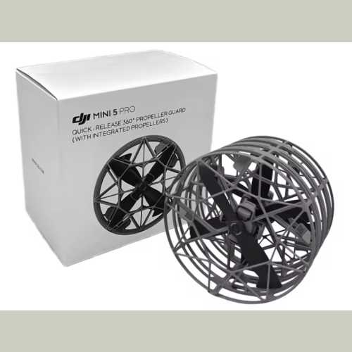 מגן  מקורי וחדש ל-DJI Mini 5 Pro – כלוב הגנה היקפי מלא (360 מעלות) עם מנגנון שחרור מהיר
